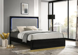 Caraway Panel Bed with LED Lighting - Furniture World