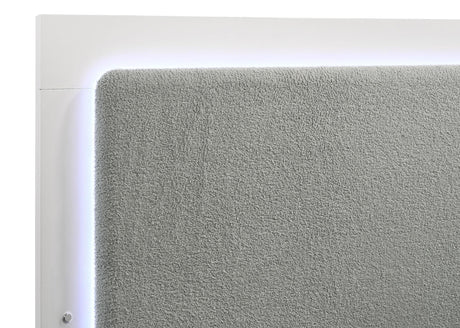 Caraway Panel Bed with LED Lighting - Furniture World