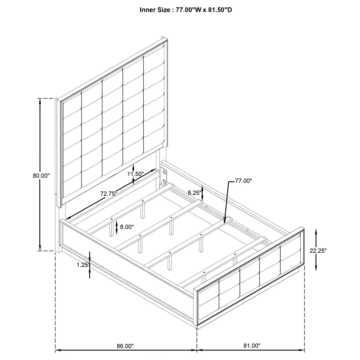 Durango Panel Bed - Furniture World