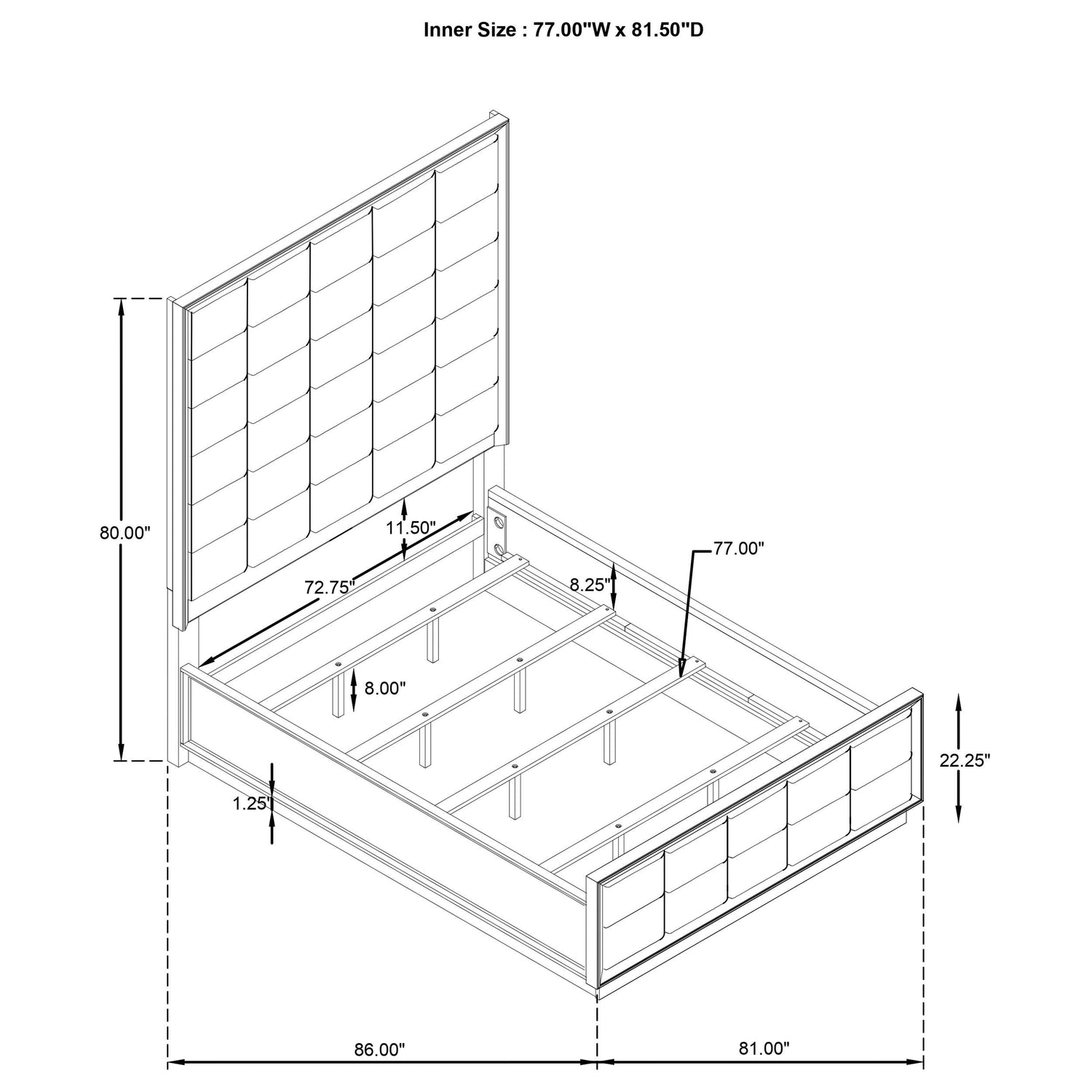 Durango Panel Bed - Furniture World