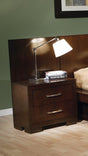 Jessica Nightstand Panels Cappuccino (Set of 2) - Furniture World