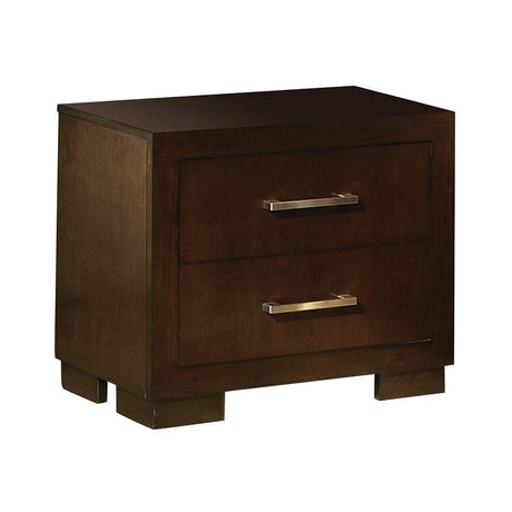 Jessica Nightstand Panels Cappuccino (Set of 2) - Furniture World