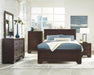 Kauffman California King, Eastren King, & Queen Panel Bed Dark Cocoa - Furniture World