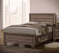 Kauffman California King, E.king, & Queen Panel Bed Washed Taupe - Furniture World
