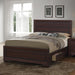 Kauffman California King, Eastren King, & Queen Panel Bed Dark Cocoa - Furniture World