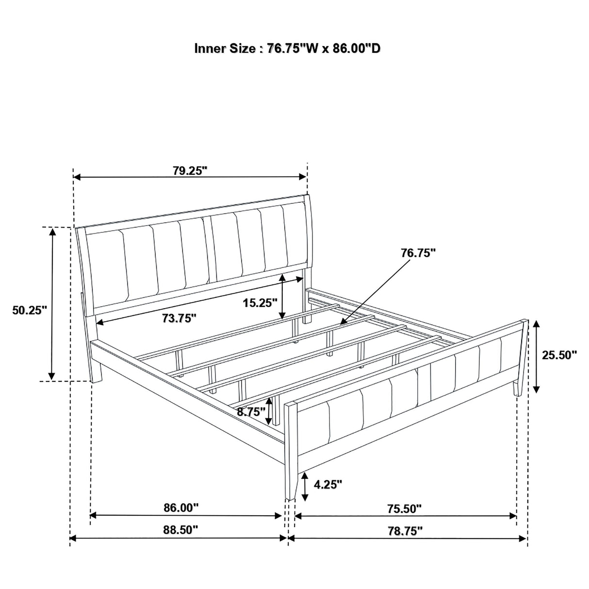 Wilkes Panel Bed - Furniture World