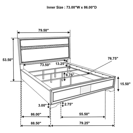 Miranda Panel Bed - Furniture World