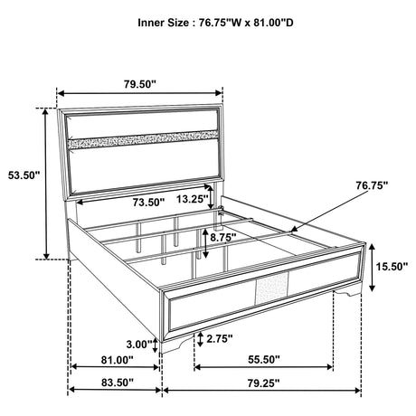 Miranda Panel Bed - Furniture World
