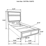 Miranda Panel Bed - Furniture World