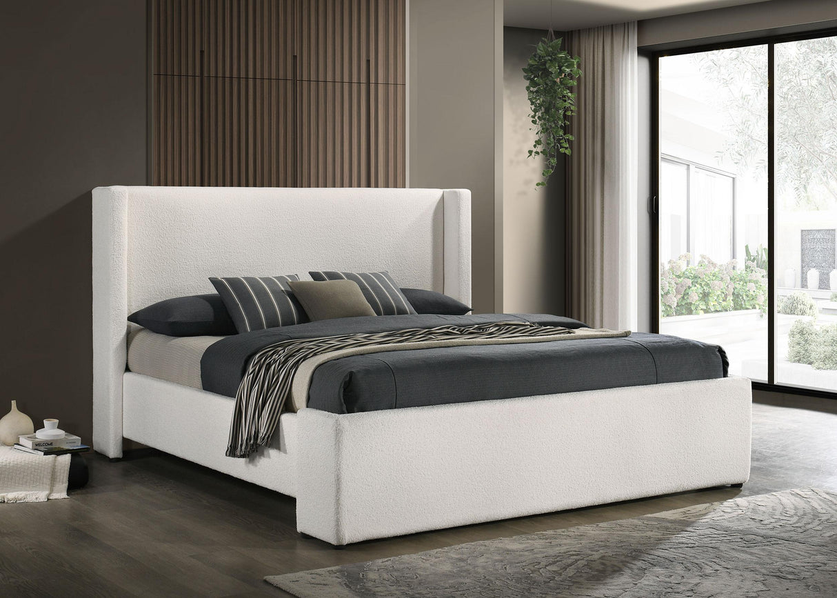 Alamosa Wingback Platform Bed - Furniture World