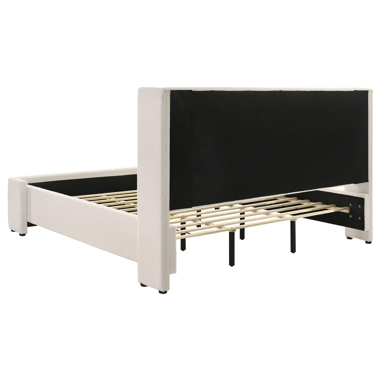 Alamosa Wingback Platform Bed - Furniture World
