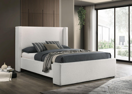 Alamosa Wingback Platform Bed - Furniture World