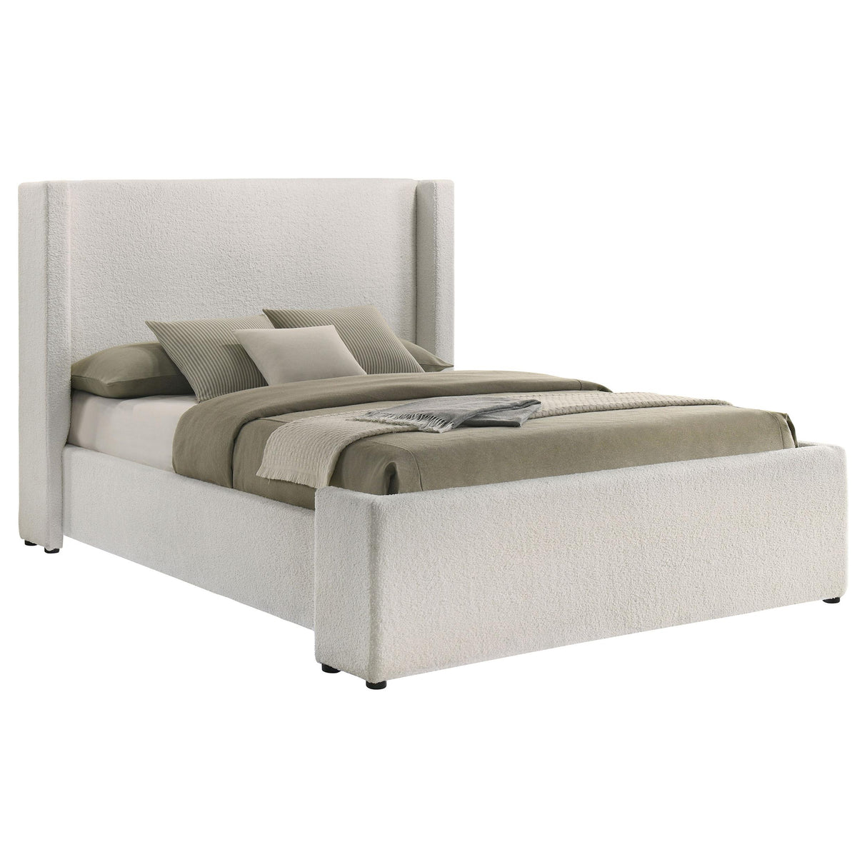 Alamosa Wingback Platform Bed - Furniture World