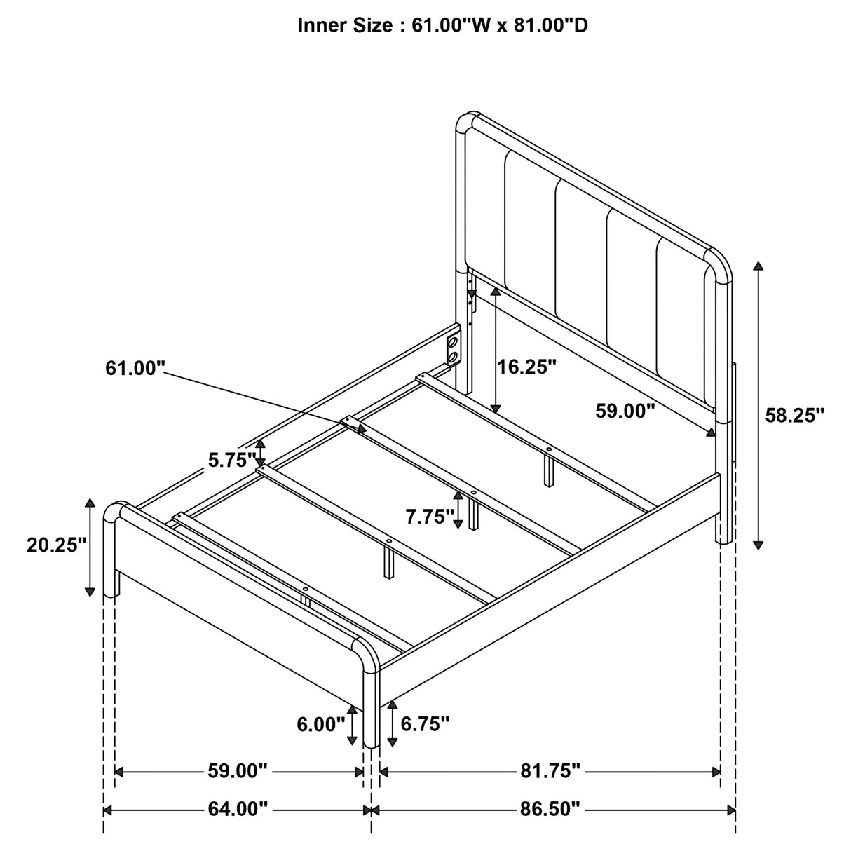 Amsbury Panel Bed - Furniture World