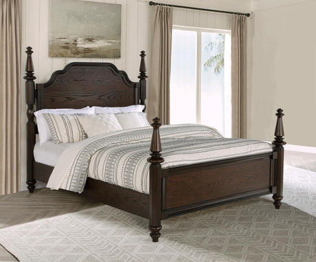 Andover Four-Poster Panel Bed - Furniture World