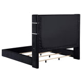 Tisdall Wingback Bed with Flame Visualizer - Furniture World