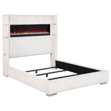 Tisdall Wingback Bed with Flame Visualizer - Furniture World