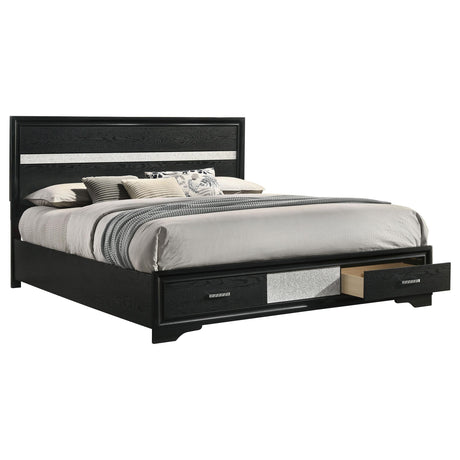 Miranda Panel Platform Storage Bed - Furniture World
