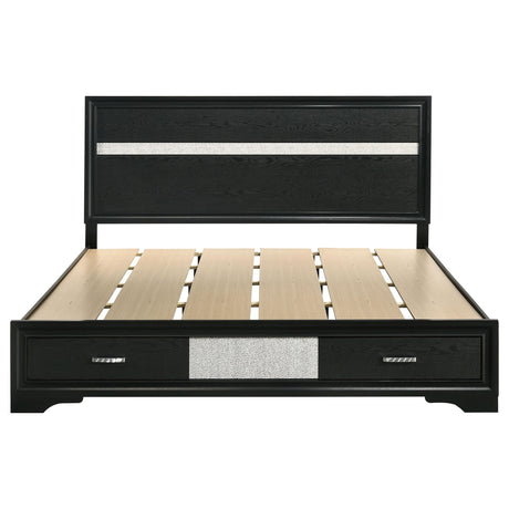 Miranda Panel Platform Storage Bed - Furniture World