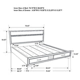 Miranda Panel Platform Storage Bed - Furniture World