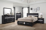Miranda Panel Platform Storage Bed - Furniture World