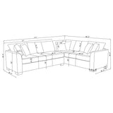 Ashford Fold-Out Sleeper Sectional Sofa - Furniture World