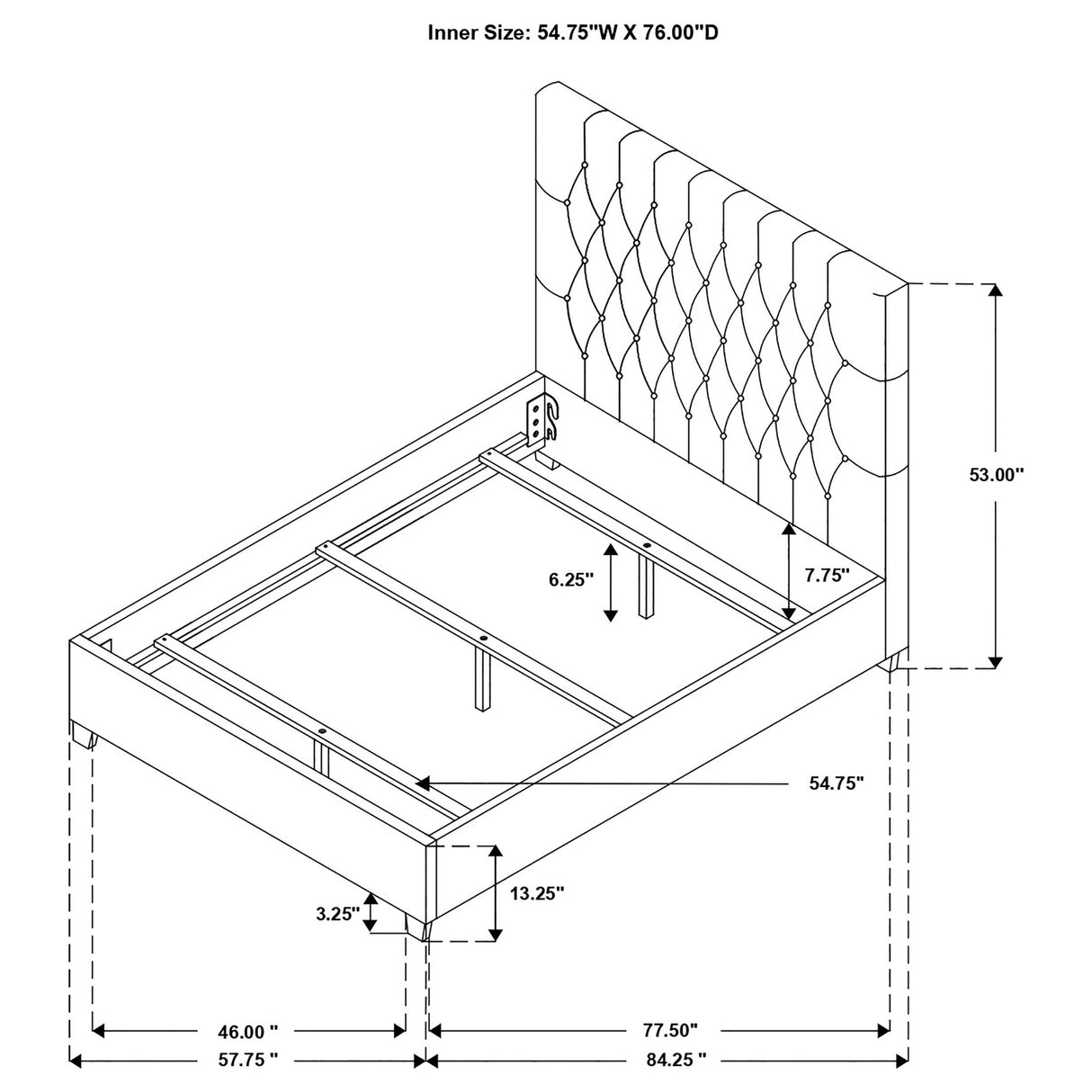 Chloe Panel Bed - Furniture World
