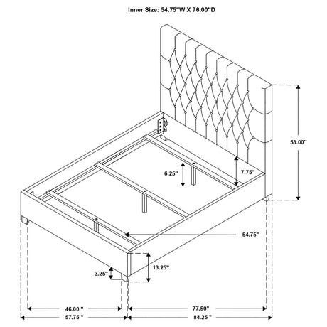Chloe Panel Bed - Furniture World