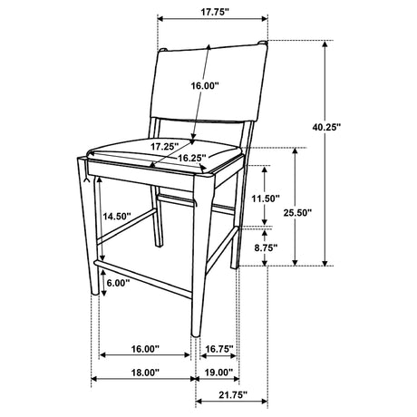 Ottowa Counter Height Dining Set - Furniture World