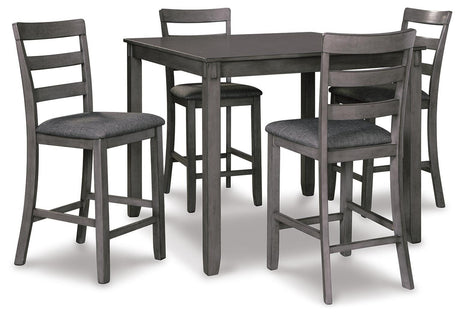 Bridson Counter Height Dining Table and Bar Stools (Set of 5) - Furniture World