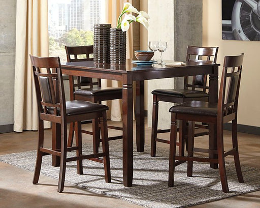 Bennox Counter Height Dining Table and Bar Stools (Set of 5) - Furniture World