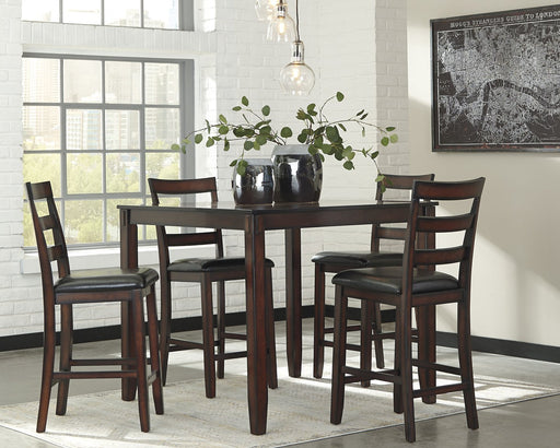 Coviar Counter Height Dining Table and Bar Stools (Set of 5) - Furniture World