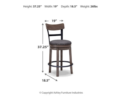 Caitbrook Counter Height Bar Stool - Furniture World