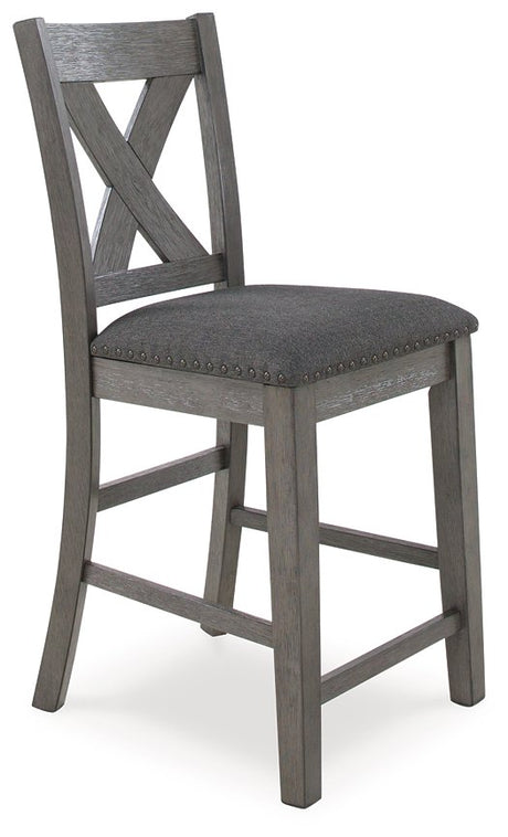 Caitbrook Counter Height Dining Table and Bar Stools (Set of 7) - Furniture World