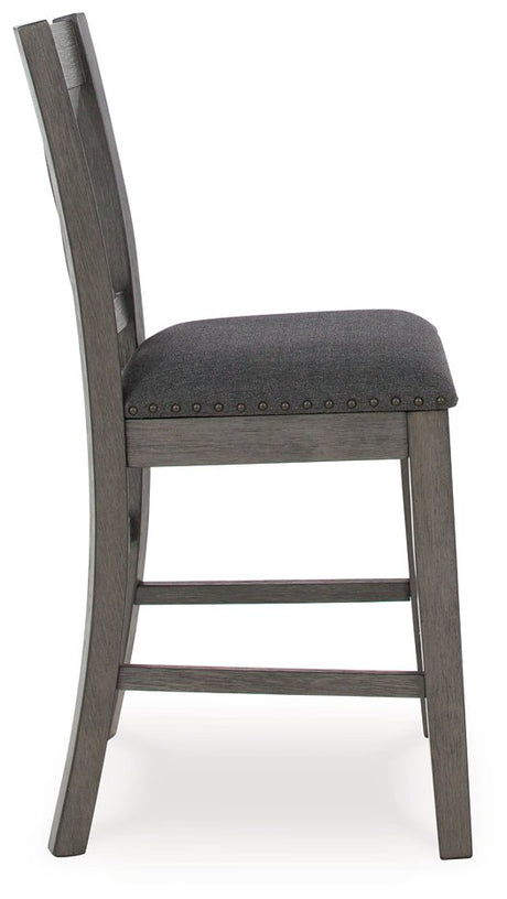 Caitbrook Counter Height Dining Table and Bar Stools (Set of 7) - Furniture World