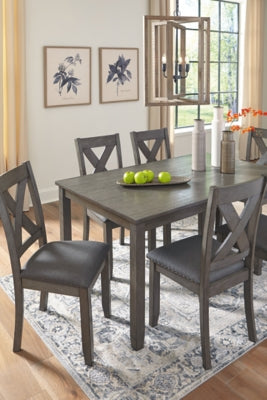 Caitbrook Dining Table and Chairs (Set of 7) - Furniture World