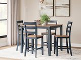 Gesthaven Counter Height Dining Table and 4 Barstools (Set of 5) - Furniture World