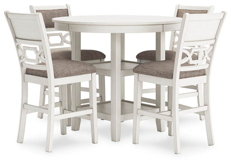 Erinberg Counter Height Dining Table and 4 Barstools (Set of 5) - Furniture World