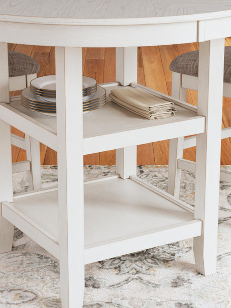 Erinberg Counter Height Dining Table and 4 Barstools (Set of 5) - Furniture World