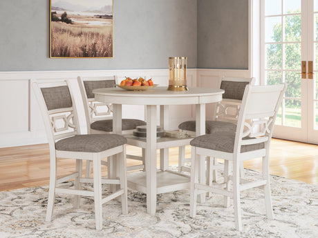 Erinberg Counter Height Dining Table and 4 Barstools (Set of 5) - Furniture World