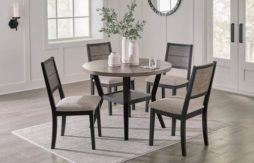 Corloda Dining Table and 4 Chairs (Set of 5) - Furniture World