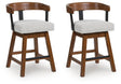 Ralene Counter Height Barstool (Set of 2) - Furniture World