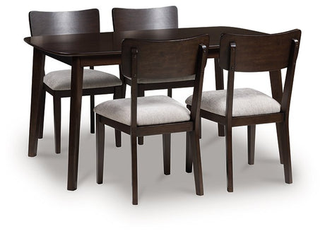 Mallenette Dining Table and 4 Chairs (Set of 5) - Furniture World