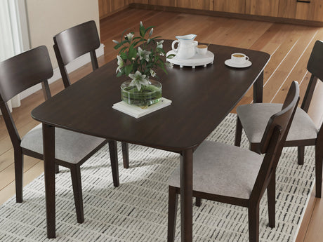 Mallenette Dining Table and 4 Chairs (Set of 5) - Furniture World