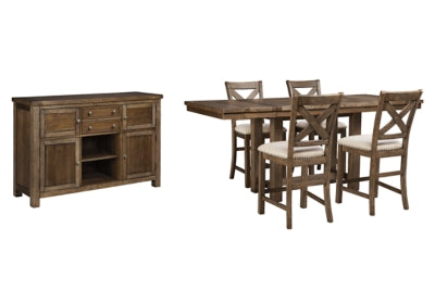 Moriville Counter Height Dining Set - Furniture World