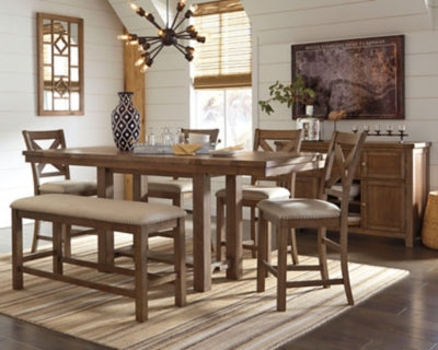 Moriville Counter Height Dining Set - Furniture World