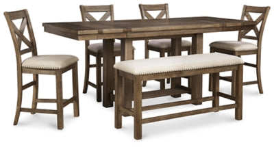 Moriville Counter Height Dining Set - Furniture World