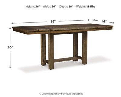 Moriville Counter Height Dining Set - Furniture World