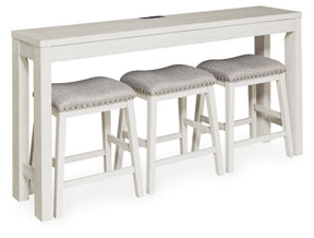 Robbinsdale Counter Height Dining Table and 3 Barstools Set - Furniture World
