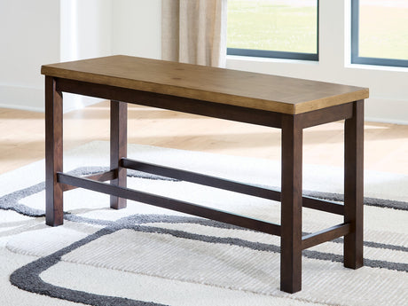 Rylandeen Counter Height Dining Bench - Furniture World